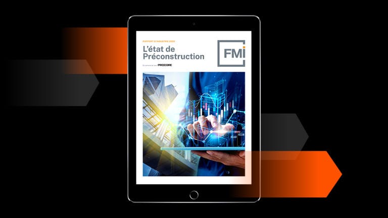 FMI report cover on a tablet